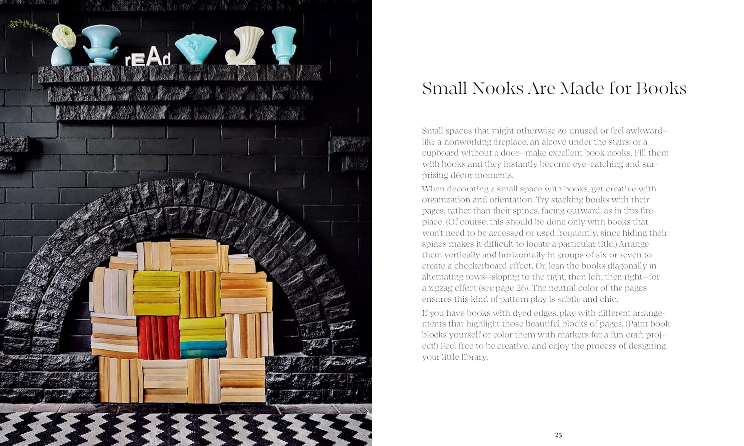 Let's look at book nooks